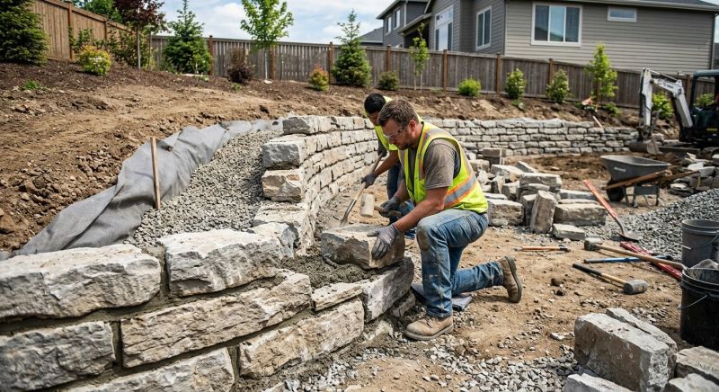 Hardscape Wall Construction in Orlando, FL