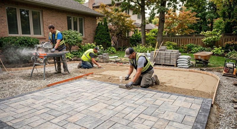 Patio Pavers Construction in Boston, MA