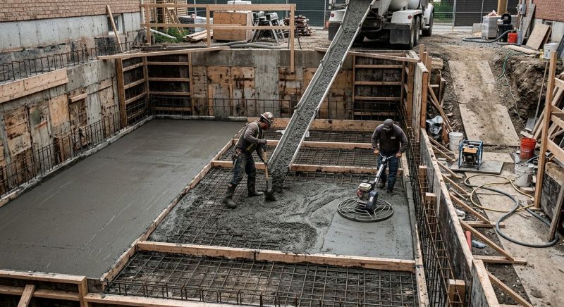 Basement Concrete Pouring in Columbus, OH