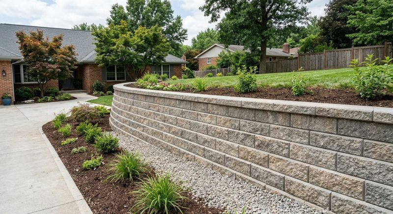 Block Retaining Wall Installation in Volusia County, FL