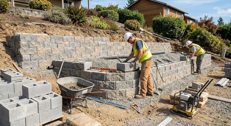 Hardscape Wall Construction in Aiken, SC