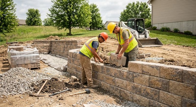 Hardscape Wall Construction in Melbourne, FL