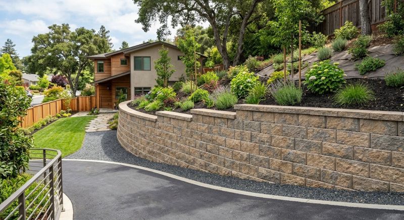 Retention Wall Installation in Santa Rosa, CA